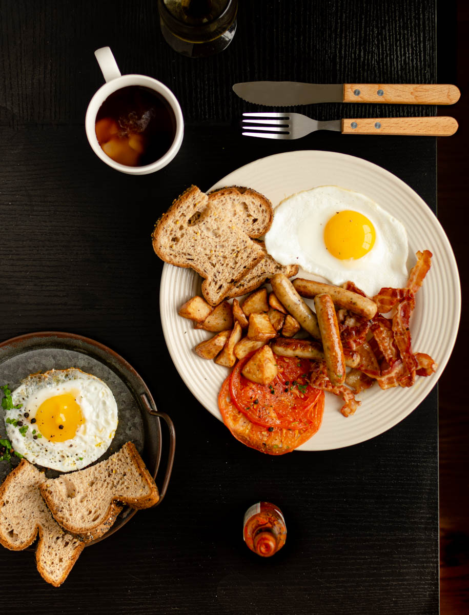 4 Mindset Shifts for Beginner Food Photographers with a big ol' English Breakfast.