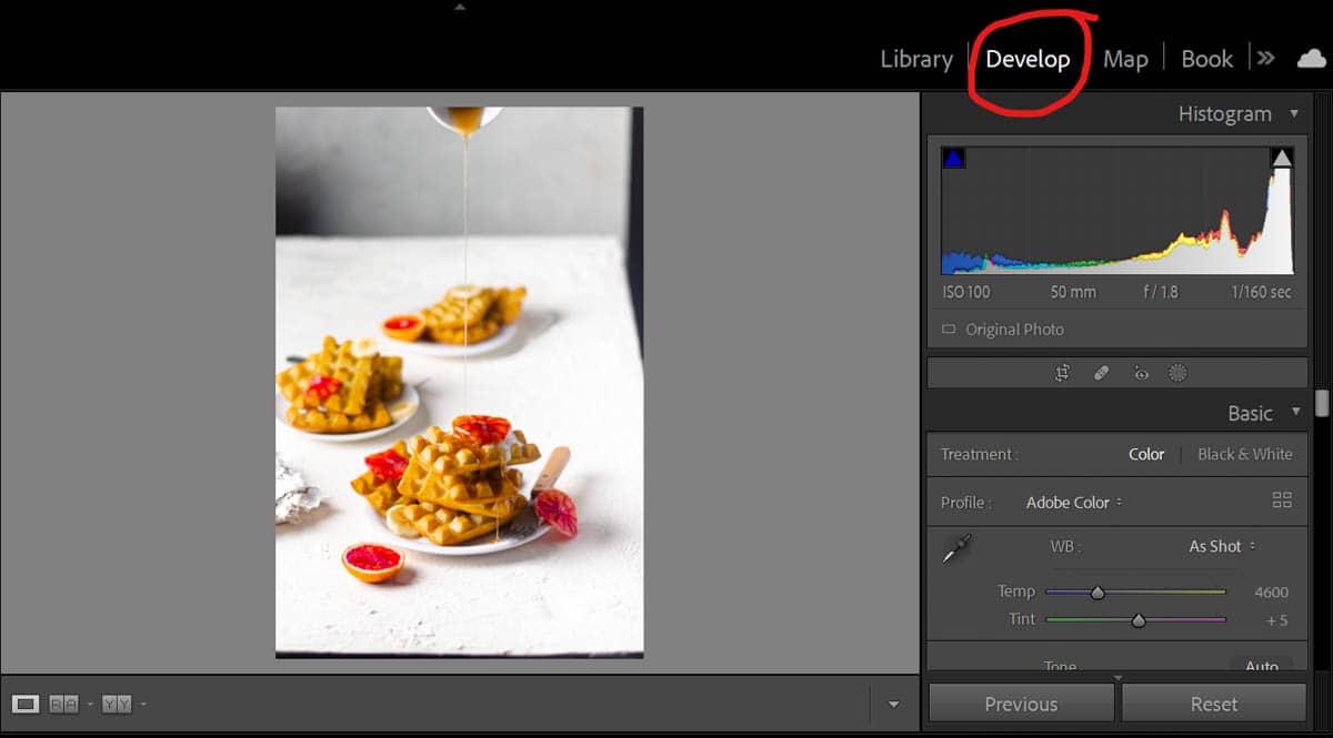Step 1 to follow when using Crop Overlays