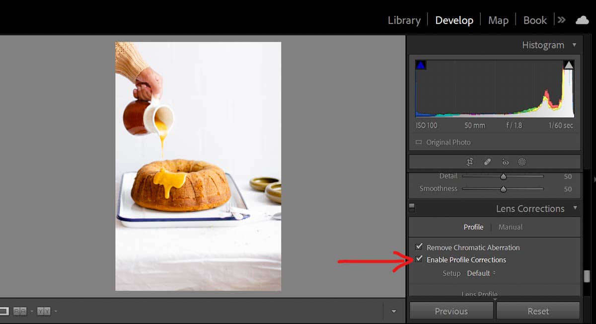 Lightroom Editing Tips: How to enable profile corrections